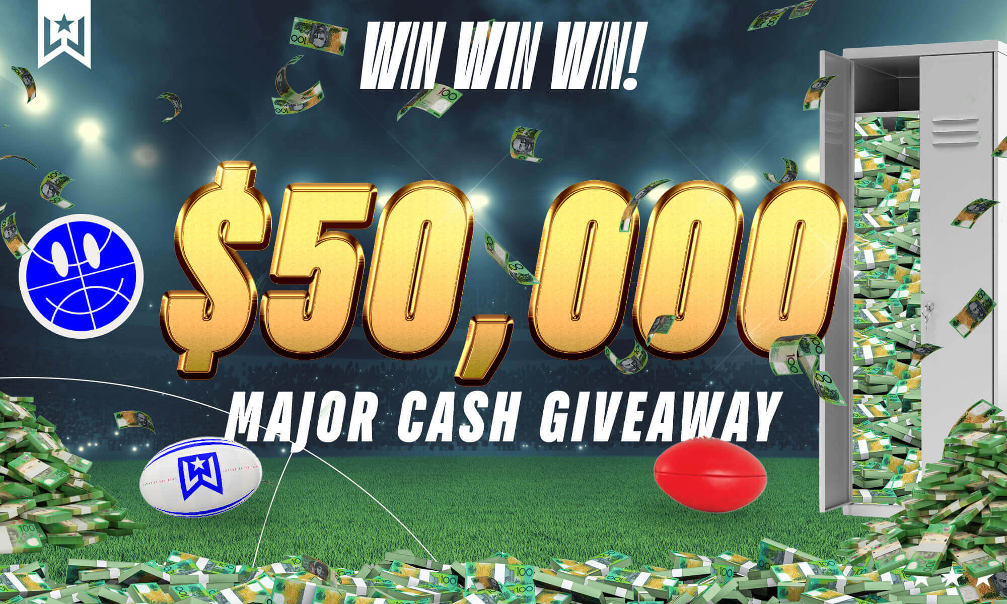 Cash Machine Winner Win $50,000 every 4 weeks - Winners Locker