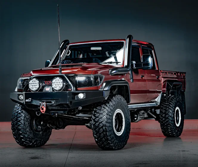 Toyota Landcruiser 79 Series (Red) or $120,000 Cash